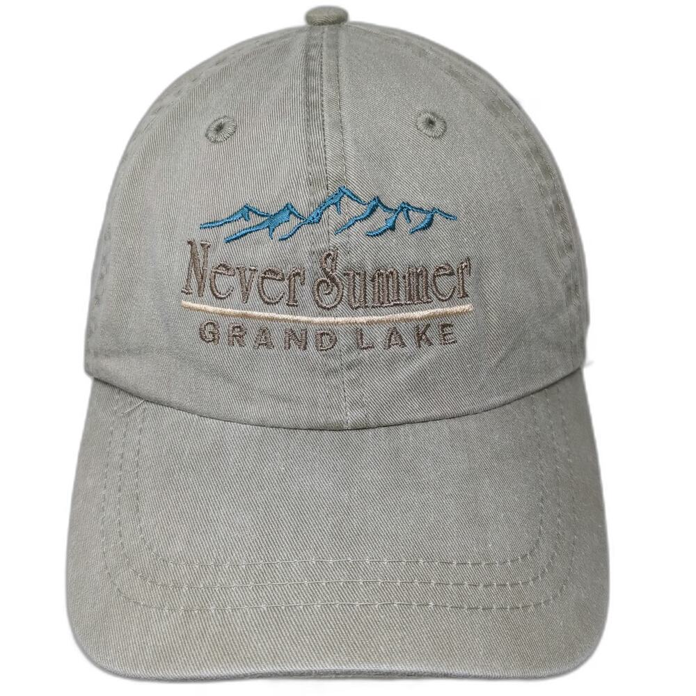 Fahrenheit Baseball Cap Beige One Size Mountain Never Summer Grand Lake Hat